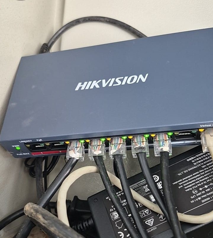 Switch PoE para cámaras IP